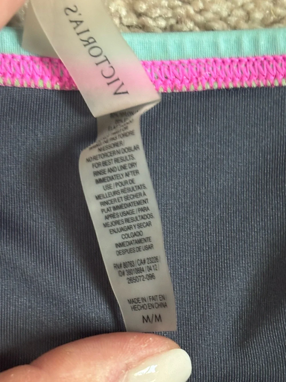 Victorias Secret top size